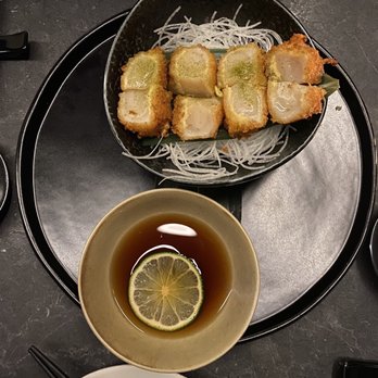 M Sushi - Cary - Scallop (with vinegar sauce) - Sushi Bars Near Me - Cary, North Carolina M Sushi - Cary - Scallop (with vinegar sauce) - Sushi Bars Near Me - Cary, North Carolina
