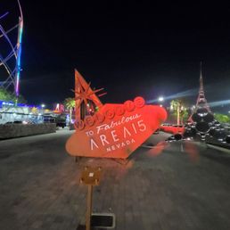Area 15 sign in the front
