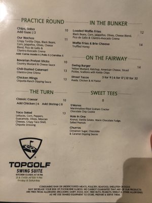 Menu photo 6 Topgolf Swing Suite Reno, NV Menu photo 6 Topgolf Swing Suite Reno, NV