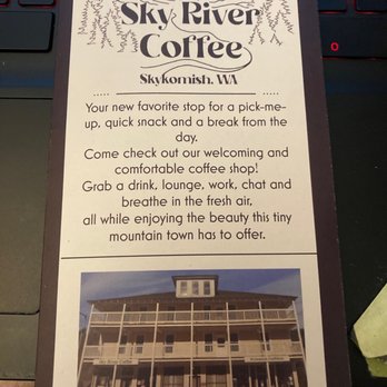 Sky River Coffee - Coffee & Tea Near Me - Skykomish, Washington Sky River Coffee - Coffee & Tea Near Me - Skykomish, Washington