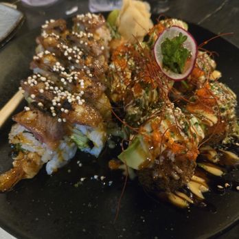 MA-SE SUSHI EATERY - Surf and Turf roll and Fireball roll - Sushi Bars Near Me - Longwood, Florida MA-SE SUSHI EATERY - Surf and Turf roll and Fireball roll - Sushi Bars Near Me - Longwood, Florida