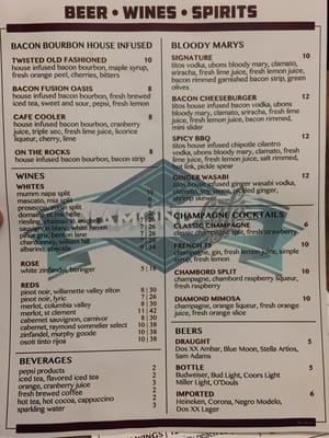 Menu photo 5 The Diamond Cafe Tucson, AZ