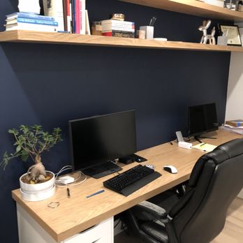 Stellar Construction - Kitchen converted into office, laundry room, and closet - General Contractors Near Me