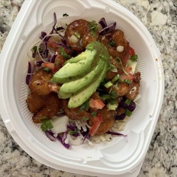 California Fish Grill - Honey Citrus Shrimp Bowl - Seafood Near Me - West Covina, California California Fish Grill - Honey Citrus Shrimp Bowl - Seafood Near Me - West Covina, California