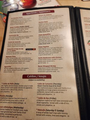 Menu photo 6 Las Casuelas Turlock, CA