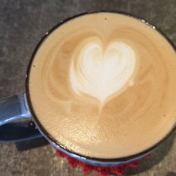 Salted caramel latte