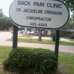 Back Pain Clinic - This is the sign from Jackson St