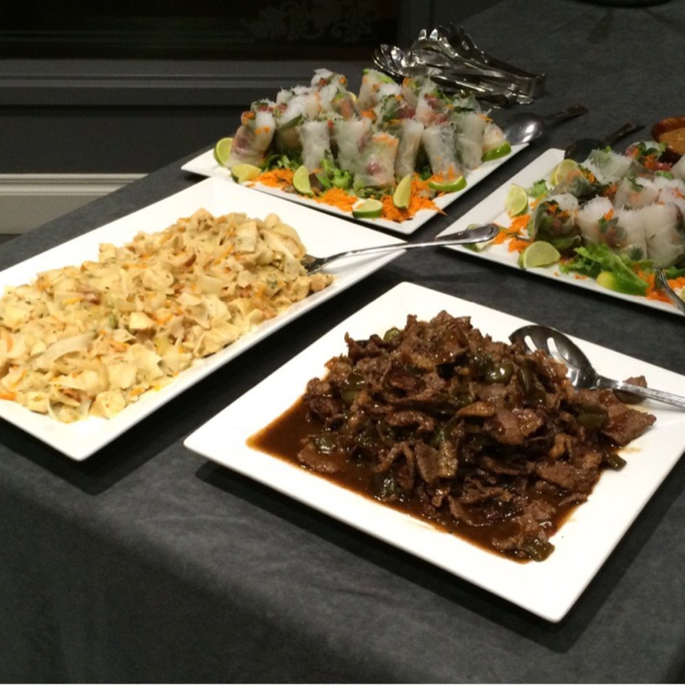 Epicurean Theatre - After our class we enjoyed eating our hard work. Everything tasted great! - Cooking Schools Near Me - Tampa, Florida Epicurean Theatre - After our class we enjoyed eating our hard work. Everything tasted great! - Cooking Schools Near Me - Tampa, Florida