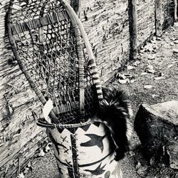 Réserve Huronne-Wendat de Wendake - Traditional Huron Snowshoes.