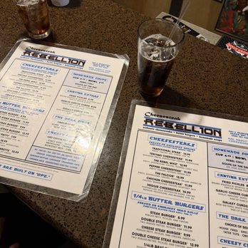 Cheesesteak Rebellion - Menu - Cheesesteaks Near Me - Green Bay, Wisconsin