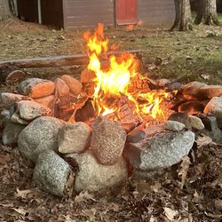 Geneva Point Center - Wonderful camp Fires at night !