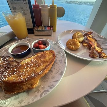 Virgin Voyages - French toast for breakfast - Boat Tours Near Me