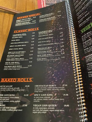 Menu photo 2 Sakana Sushi and Roll Kensington, CA