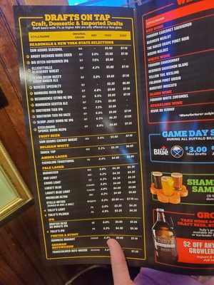 Menu photo 5 Tully's Good Times - Amherst Amherst, NY
