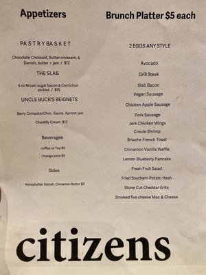 Menu photo 3 Citizens and Culture Silver Spring, MD Menu photo 3 Citizens and Culture Silver Spring, MD