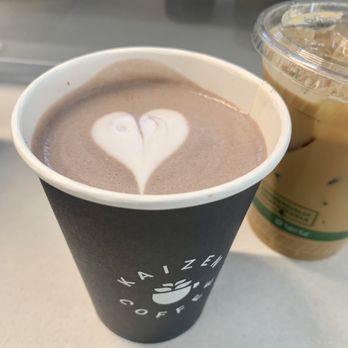 Kaizen & Coffee - Ube latte & iced lavender - Coffee & Tea Near Me - San Mateo, California