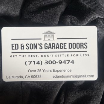 Ed & Son's Garage Doors - Keep this number on your phone because you never know when you might need it. - Garage Door Services Near Me Ed & Son's Garage Doors - Keep this number on your phone because you never know when you might need it. - Garage Door Services Near Me
