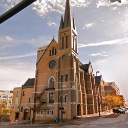 St Mary Magdalene Church - You can see the original entrance, which is the second floor now. This happened when the street was lowered.