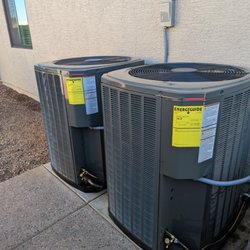 Sure Temp Air Conditioning - Sure Temp installed two new AC units, XR 15, 3.5 Ton Trane to cool and heat the first floor of our house.