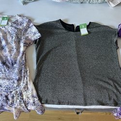 Oxfam - My good deals!  Bought all this & a German beer mug for 28.5 Euros!  No need to overpack the bags-just buy gently used items here!