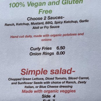 Cozo Grill - a menu for a salad - Vegan Near Me - Portland, Oregon Cozo Grill - a menu for a salad - Vegan Near Me - Portland, Oregon