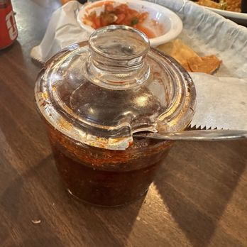 La Palapa - Hot salsa on table---not messing around! - Mexican Near Me - Fort Bragg, California La Palapa - Hot salsa on table---not messing around! - Mexican Near Me - Fort Bragg, California