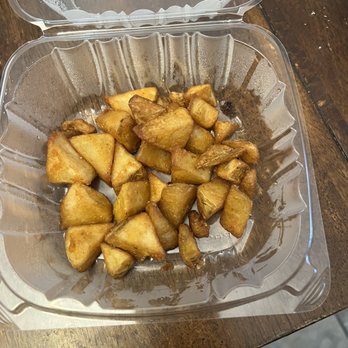 Wild Eggs - 3 dollars and 99 cents worth of skillet potatoes? Looks like someone took half for themselves. - Breakfast & Brunch Near Me - Lexington, Kentucky Wild Eggs - 3 dollars and 99 cents worth of skillet potatoes? Looks like someone took half for themselves. - Breakfast & Brunch Near Me - Lexington, Kentucky