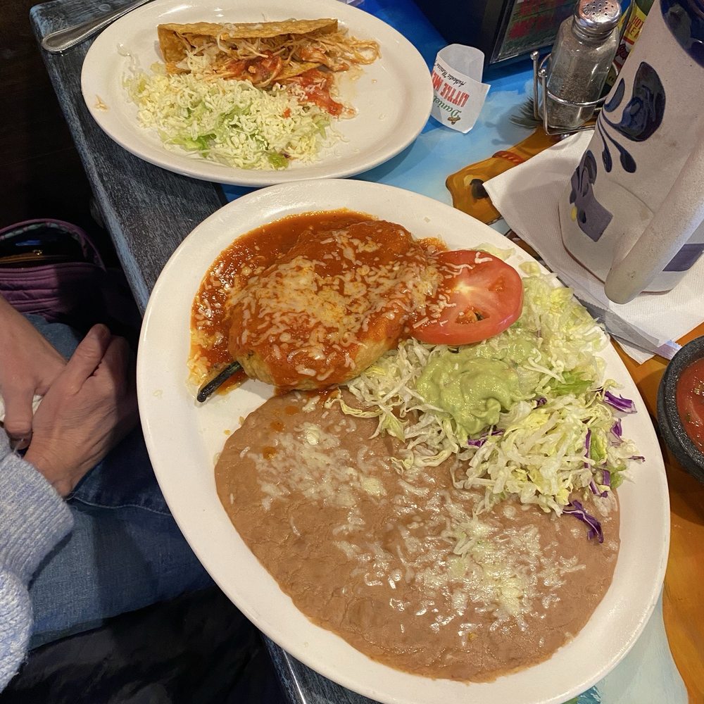 Daniel's Little Mexico - Taco, chile relleno, beans, and guacamole lunch. - Mexican Near Me - Shepherdsville, Kentucky Daniel's Little Mexico - Taco, chile relleno, beans, and guacamole lunch. - Mexican Near Me - Shepherdsville, Kentucky