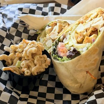 The Exchange - Sandwich with macaroni and cheese - Cafes Near Me - Colorado Springs, Colorado The Exchange - Sandwich with macaroni and cheese - Cafes Near Me - Colorado Springs, Colorado