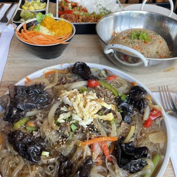Blue Spice Kitchen - Glass noodles, fried rice, and spicy pork bowl - Korean Near Me - Hamburg, New Jersey Blue Spice Kitchen - Glass noodles, fried rice, and spicy pork bowl - Korean Near Me - Hamburg, New Jersey