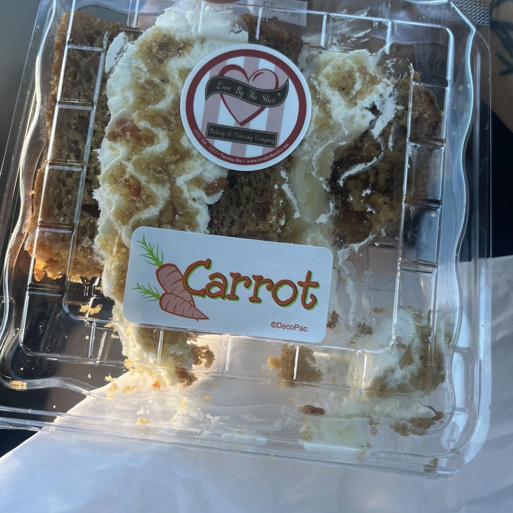 Love By The Slice - Carrot cake - Custom Cakes Near Me - Tacoma, Washington Love By The Slice - Carrot cake - Custom Cakes Near Me - Tacoma, Washington