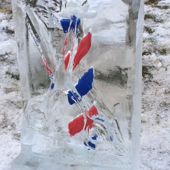 Robin Reed Barbering - Ice sculpture made from a college student from Henry Ford - Barbers Near Me - Dexter, Michigan