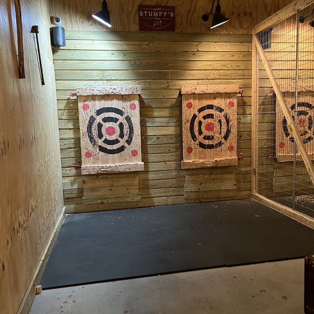Stumpy's - the inside of a wood - paneled room - Axe Throwing Near Me - Richmond, Virginia Stumpy's - the inside of a wood - paneled room - Axe Throwing Near Me - Richmond, Virginia