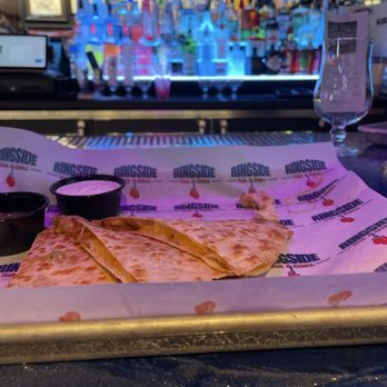 Ringside Bar & Grill - Fire chicken quesadilla with a Pacifico on the side to wash it down. - Sports Bars Near Me - Lake Elsinore, California