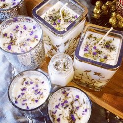 100% homemade soy candles!