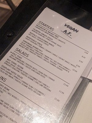 Menu photo 6 Vegan AF Brattleboro, VT Menu photo 6 Vegan AF Brattleboro, VT