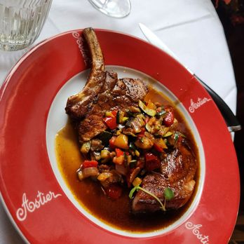 Restaurant Astier - Pork rib entree. - French Near Me - Paris, 75