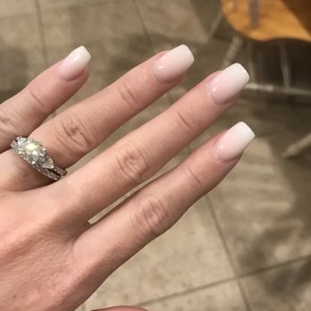 Nail Bar - Pink and white ombré. I chose the subtle pink, but there are four options. Looks great as always...excited for the new look. - Nail Salons Near Me - Menifee, California