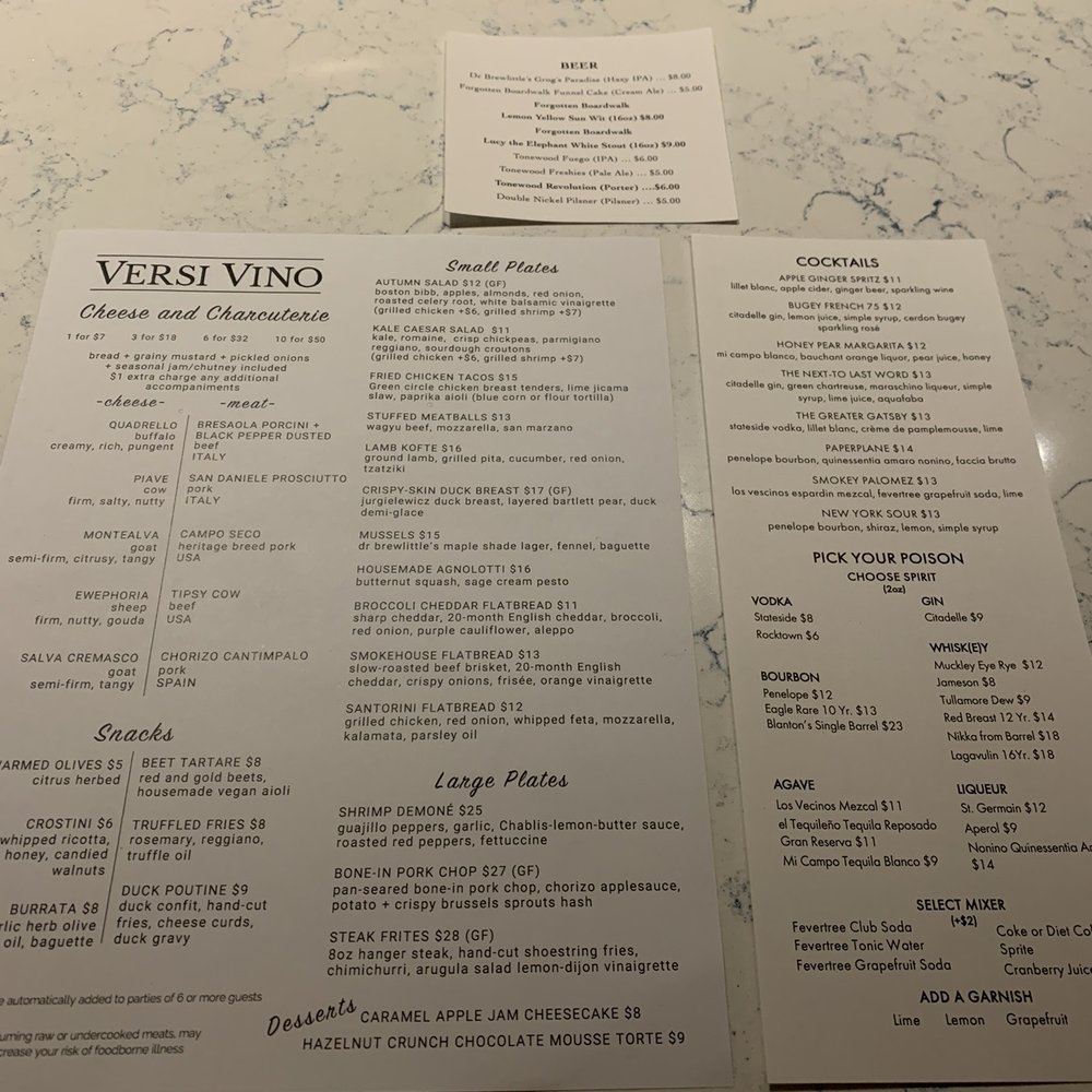 Versi Vino - Menus - Wine Bars Near Me - Maple Shade, New Jersey Versi Vino - Menus - Wine Bars Near Me - Maple Shade, New Jersey