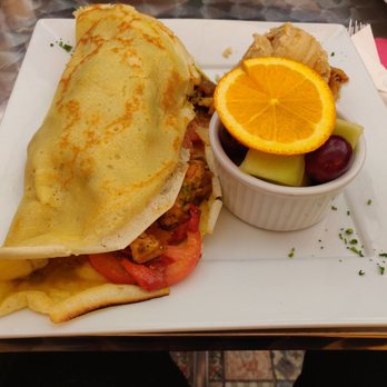 Cafe Laurent - Chicken crepe - French Near Me - Mar Vista, California