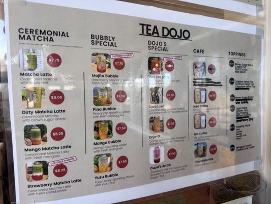 Menu photo 1 Tea Dojo Vacaville, CA Menu photo 1 Tea Dojo Vacaville, CA