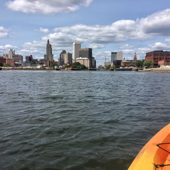 Providence Kayak - View of downtown Providence - Rafting/Kayaking Near Me - Providence, Rhode Island