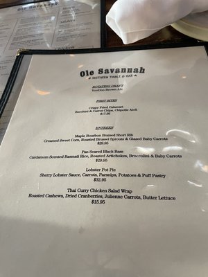Menu photo 3 Ole Savannah Southern Table & Bar Kingston, NY