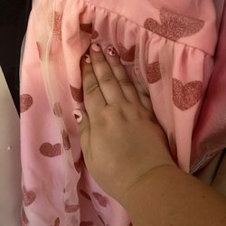 Giving daisies - I asked for the mani to match my dress, and it did!