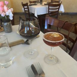 Complementary wine on Valentine's Day for couples at lunch! Also the fig and pomegranate martini delicious Complementary wine on Valentine's Day for couples at lunch! Also the fig and pomegranate martini delicious