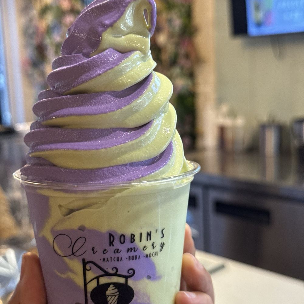 Ube and matcha Ube and matcha