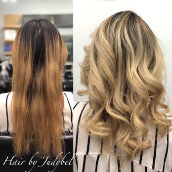 Before And After Color And I Tip Hair Extensions Yelp