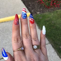 Allure Nail Bar - 4th of July nails