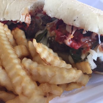 Michelangelo's Pizzeria - Meatball sub with fries - Pizza Near Me - Clovis, California Michelangelo's Pizzeria - Meatball sub with fries - Pizza Near Me - Clovis, California