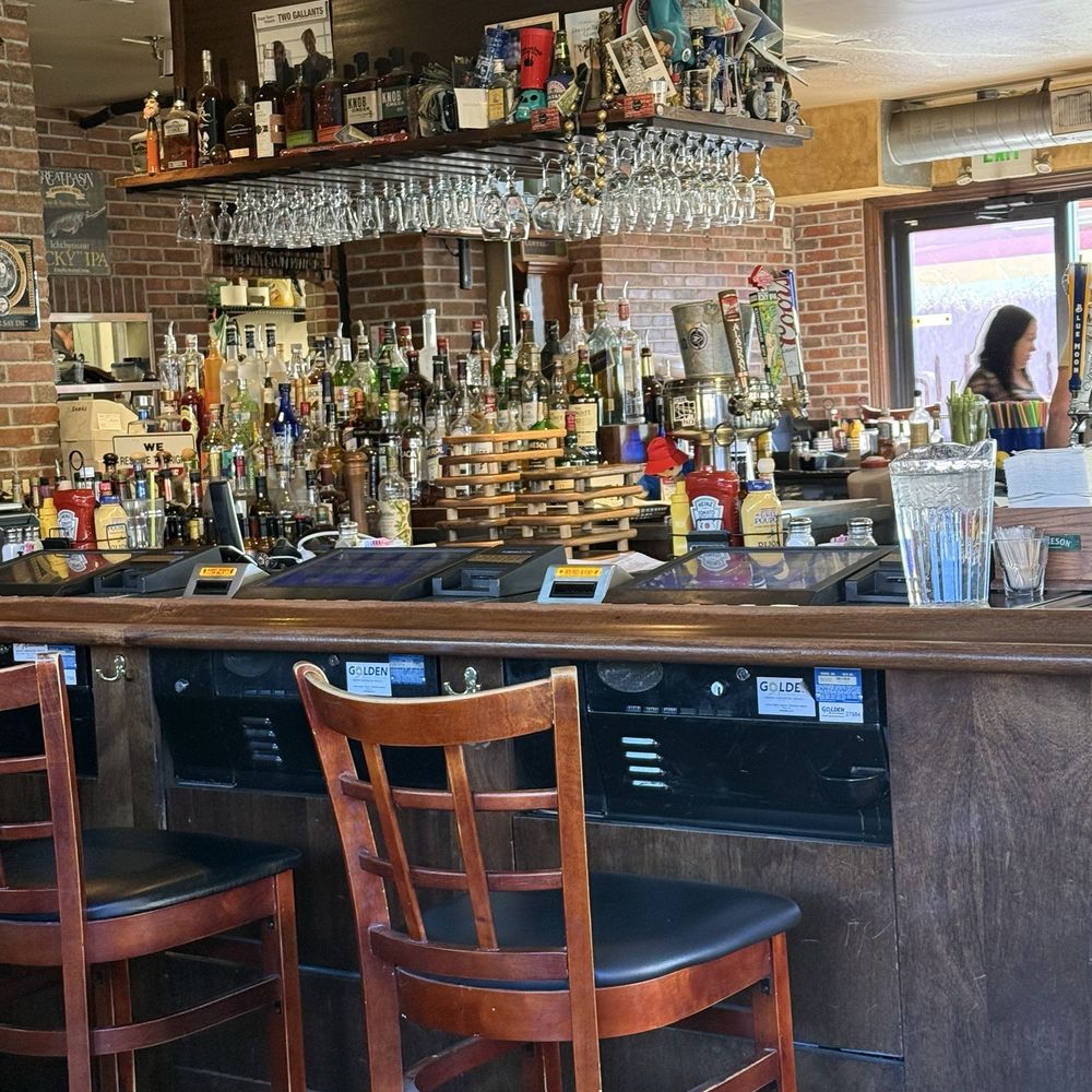 Beautiful back bar area